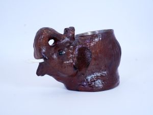 Data-Set-58 Indore Leather Toy Pen stand Elephant