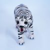 Indore Leather Toy White Tiger (1) Indore Leather Toy White Tiger