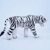 Indore Leather Toy White Tiger (5) Indore Leather Toy White Tiger