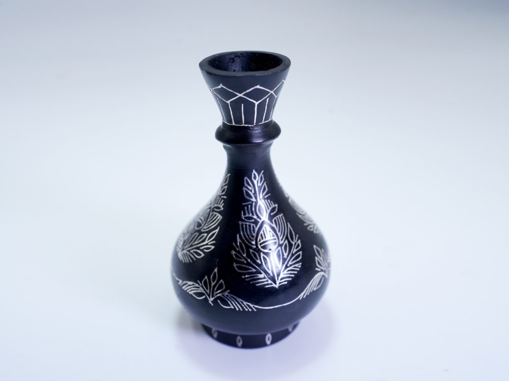 Bidri Gudgudi Vase (2) Bidri Gudgudi Vase