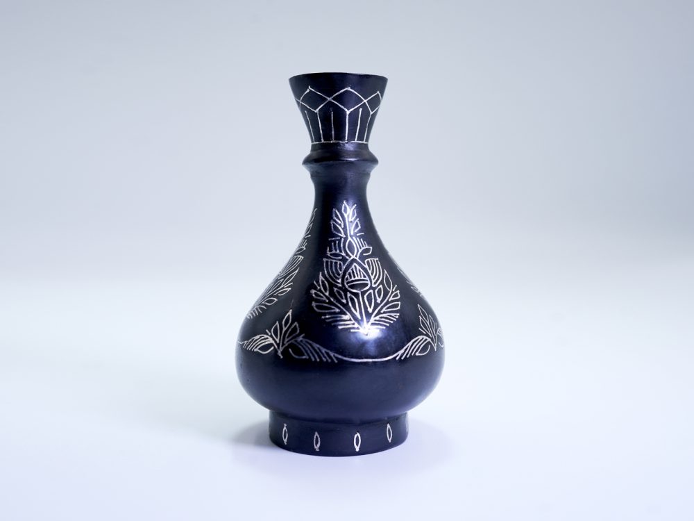 Bidri Gudgudi Vase (4) Bidri Gudgudi Vase