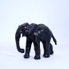Indore Leather Toy Elephant 6 Inch-set of Two