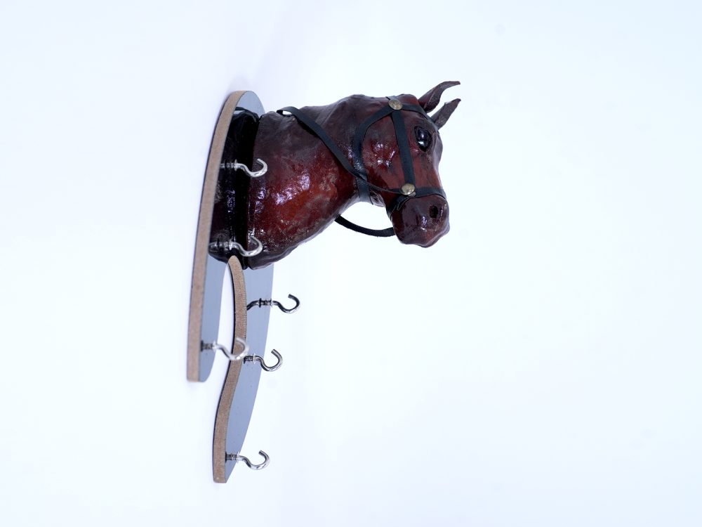 Indore Leather Toy Key holder Horse