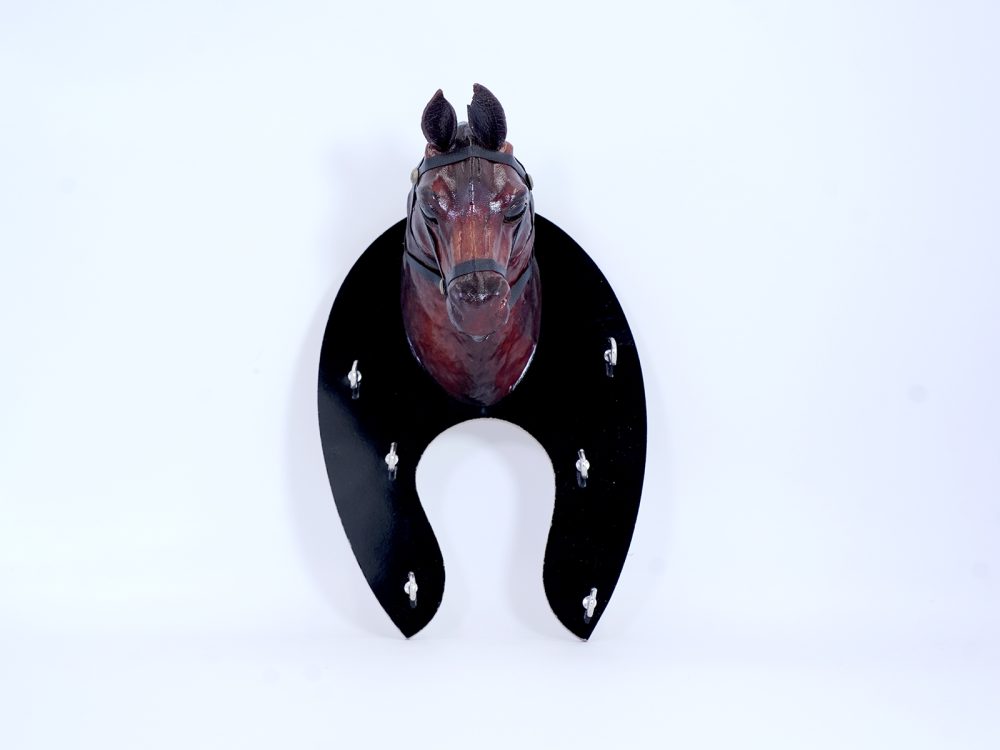 Indore Leather Toy Key holder Horse