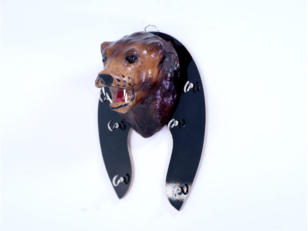 Indore Leather Toy Key holder Lion