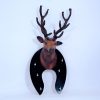 Indore Leather Toy Key holder Stag (2) Indore Leather Toy Key holder Stag