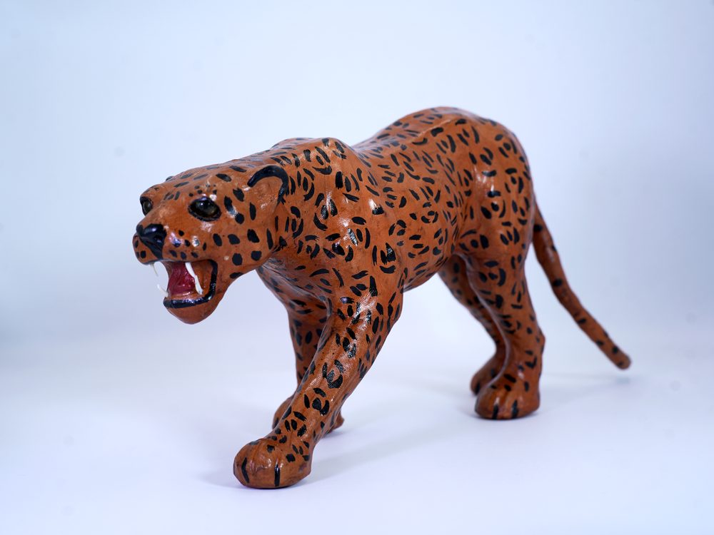 Indore Leather Toy Leopard 12