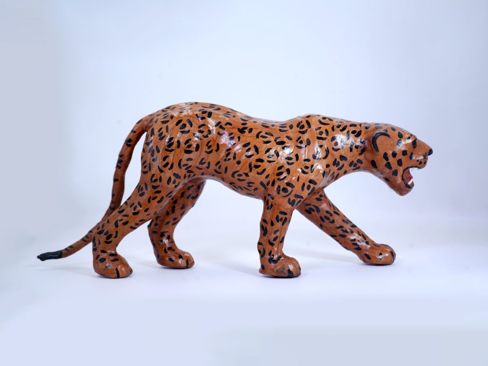 Indore Leather Toy Leopard 12