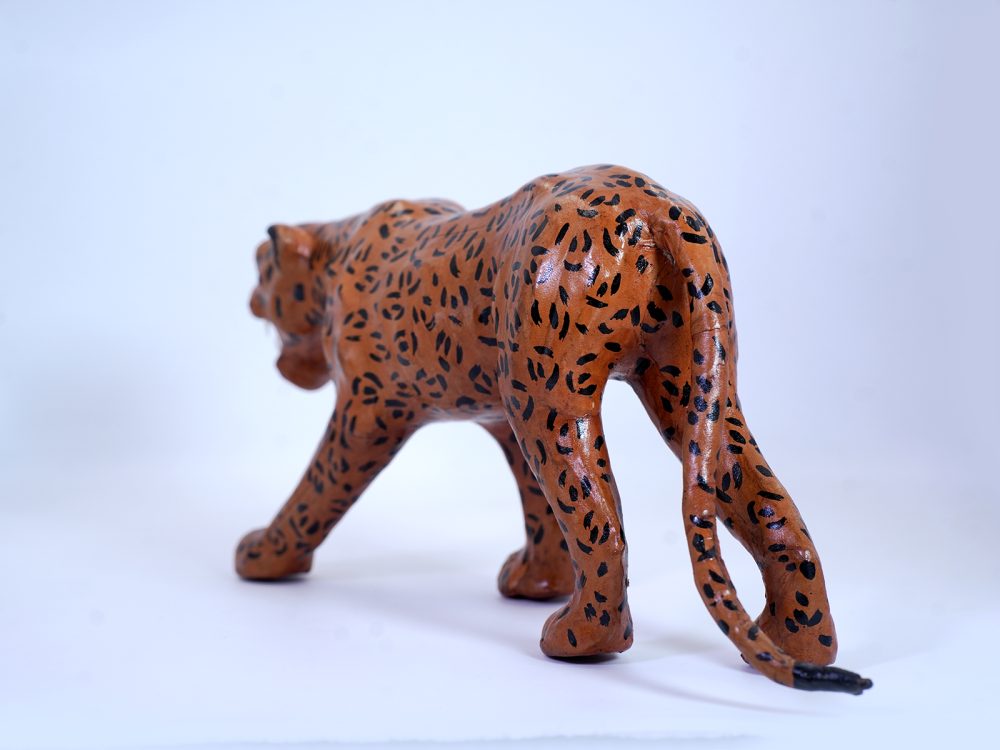Indore Leather Toy Leopard 12