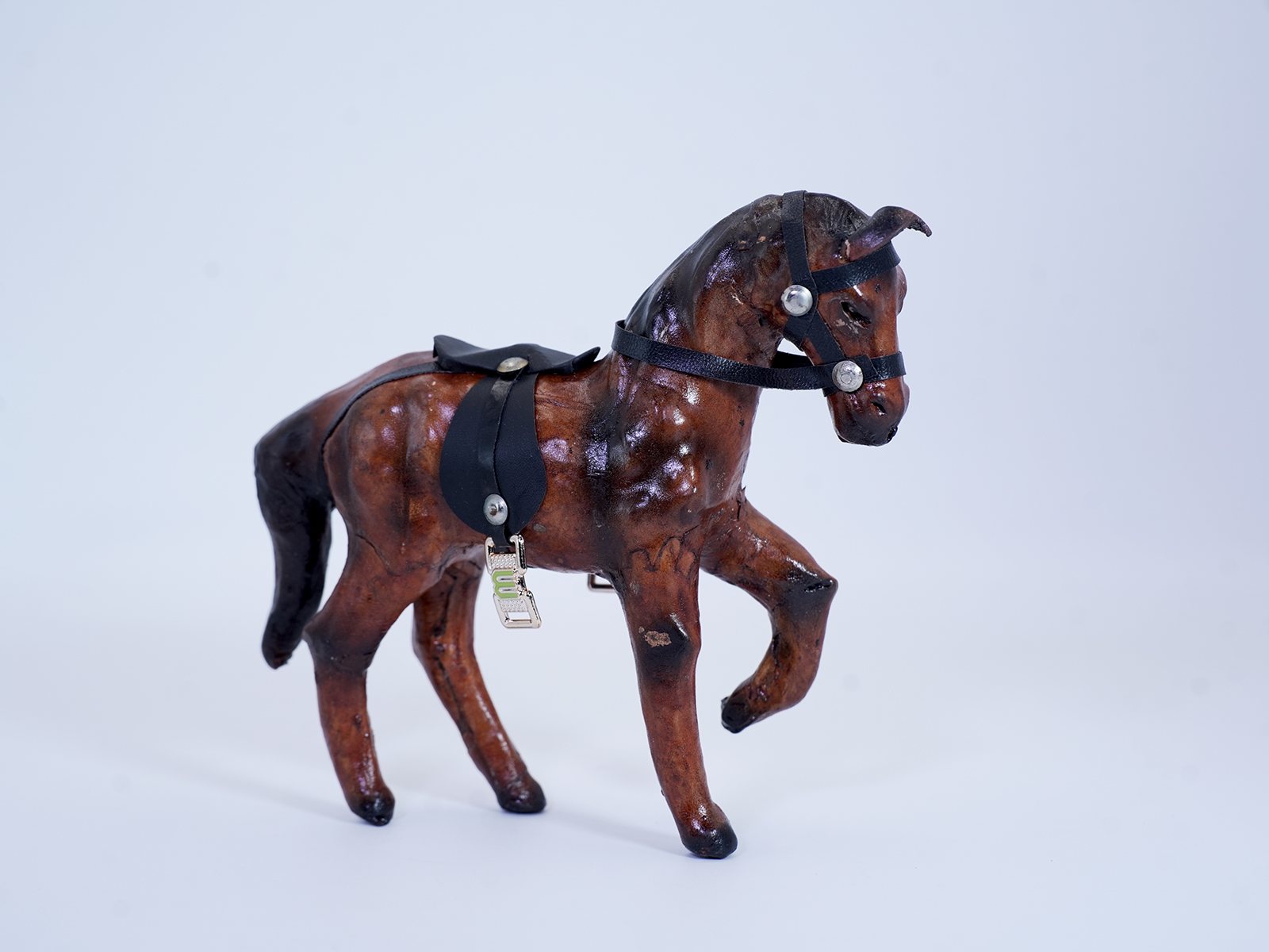 Indore Leather Toy Marching Horse