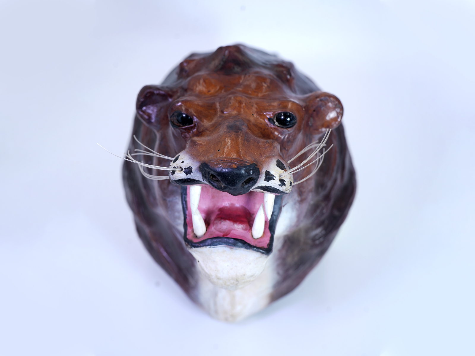 Indore Leather Toy Medium Head Bear