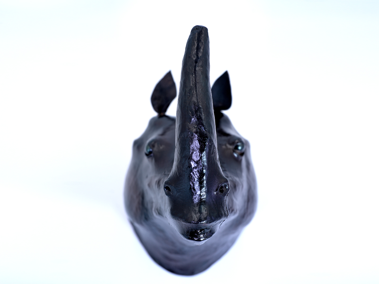 Indore Leather Toy Medium Head Rhino