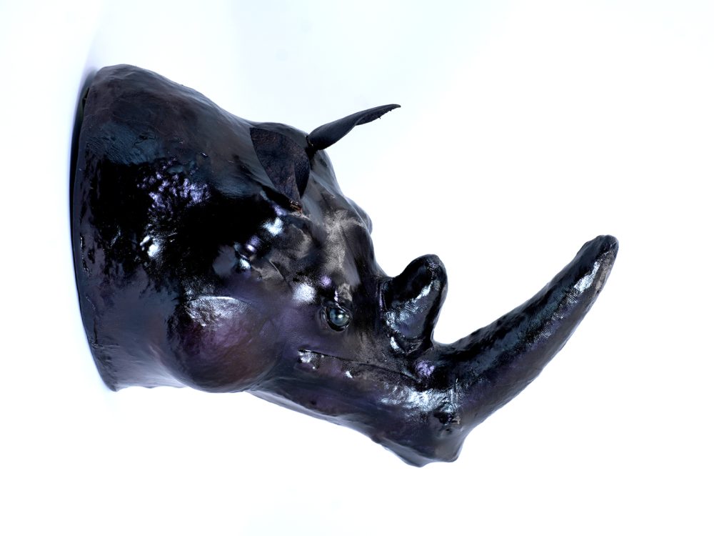 Indore Leather Toy Medium Head Rhino