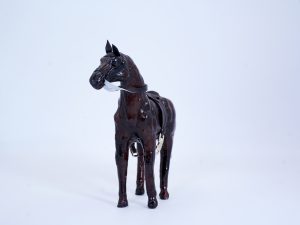 Indore Leather Toy Standing Horse 6