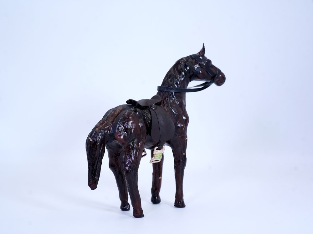 Indore Leather Toy Standing Horse 6