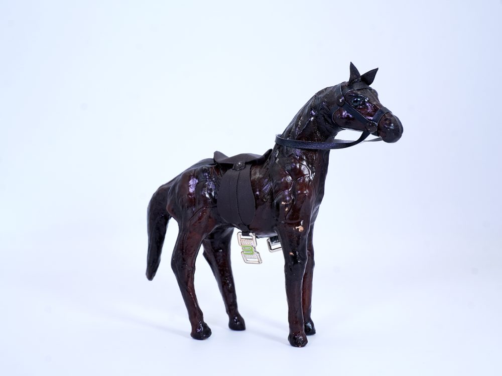 Indore Leather Toy Standing Horse 6