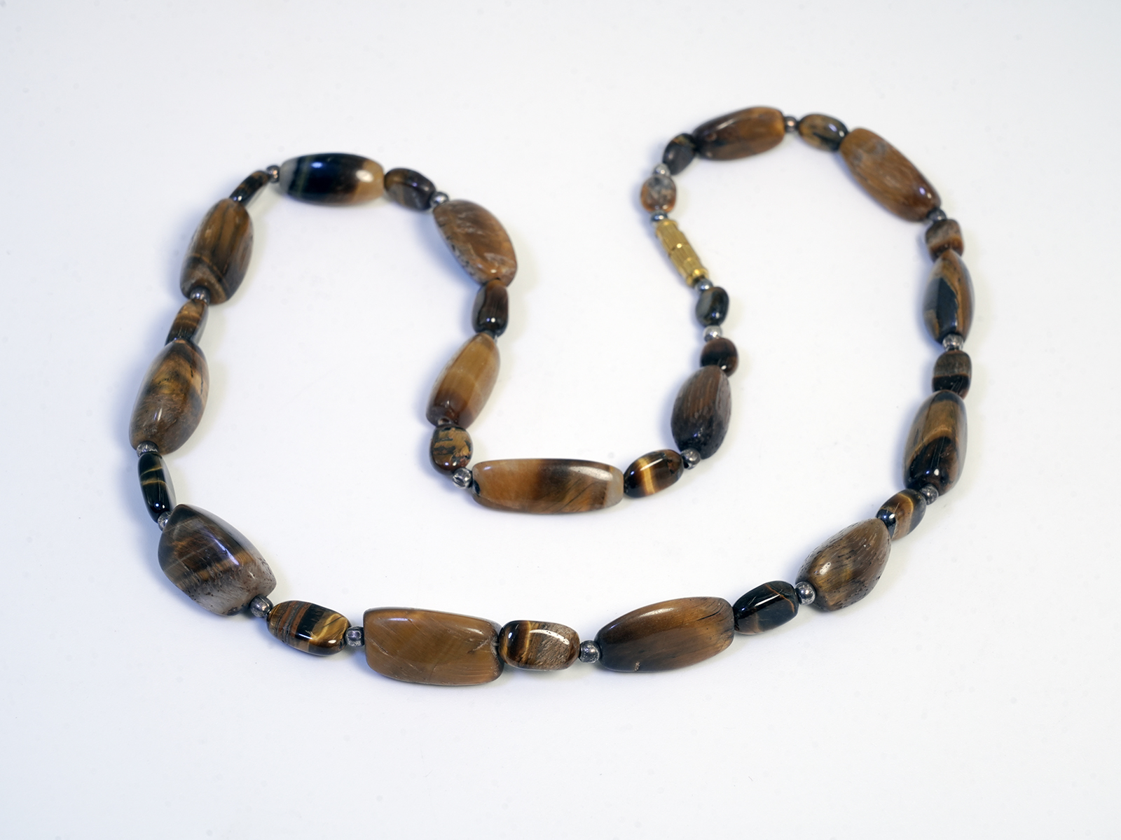 Agates of Cambay- Tiger Eye Neckchain