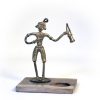 Dokra Man Figure Candle Stand