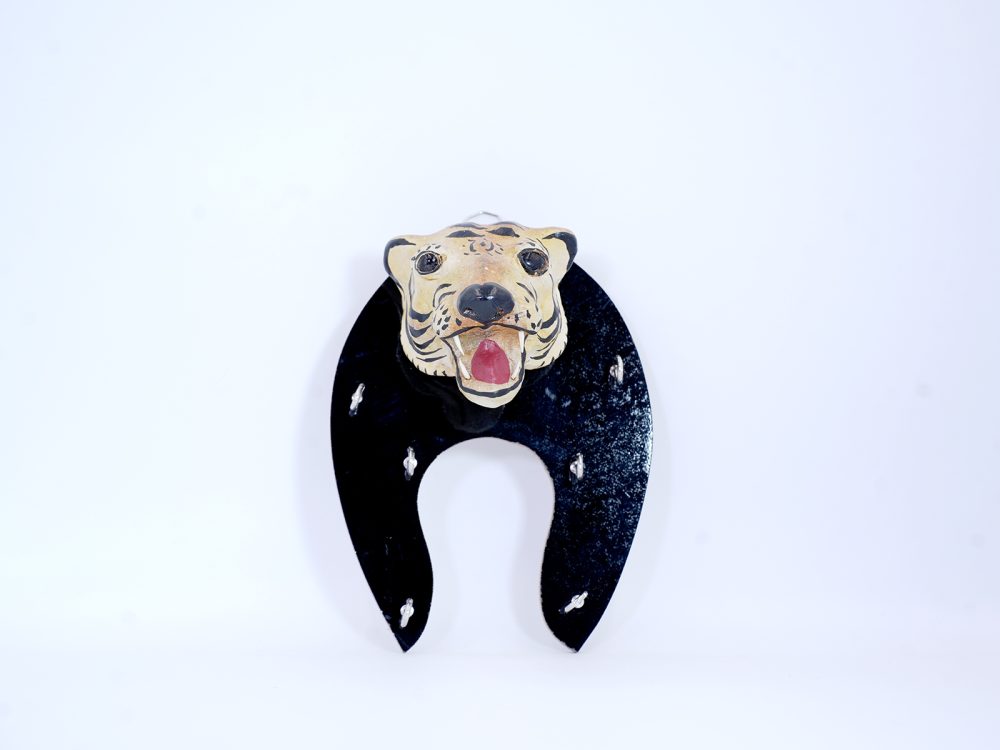 Indore Leather Toy Key holder Tiger