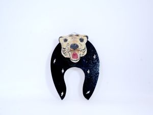 Indore Leather Toy Key holder Tiger