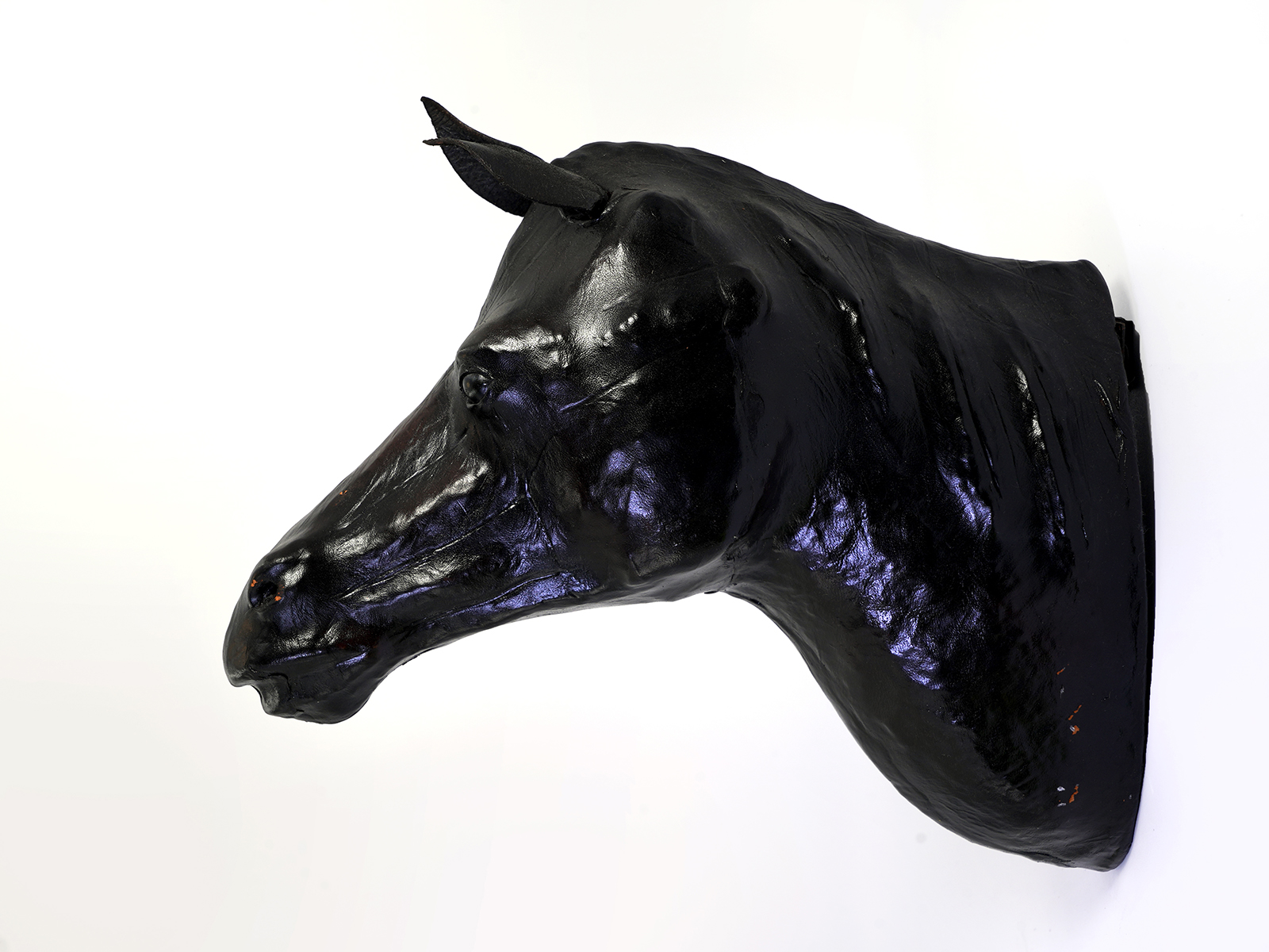 Indore leather toy horse head-2 Indore leather toy horse head