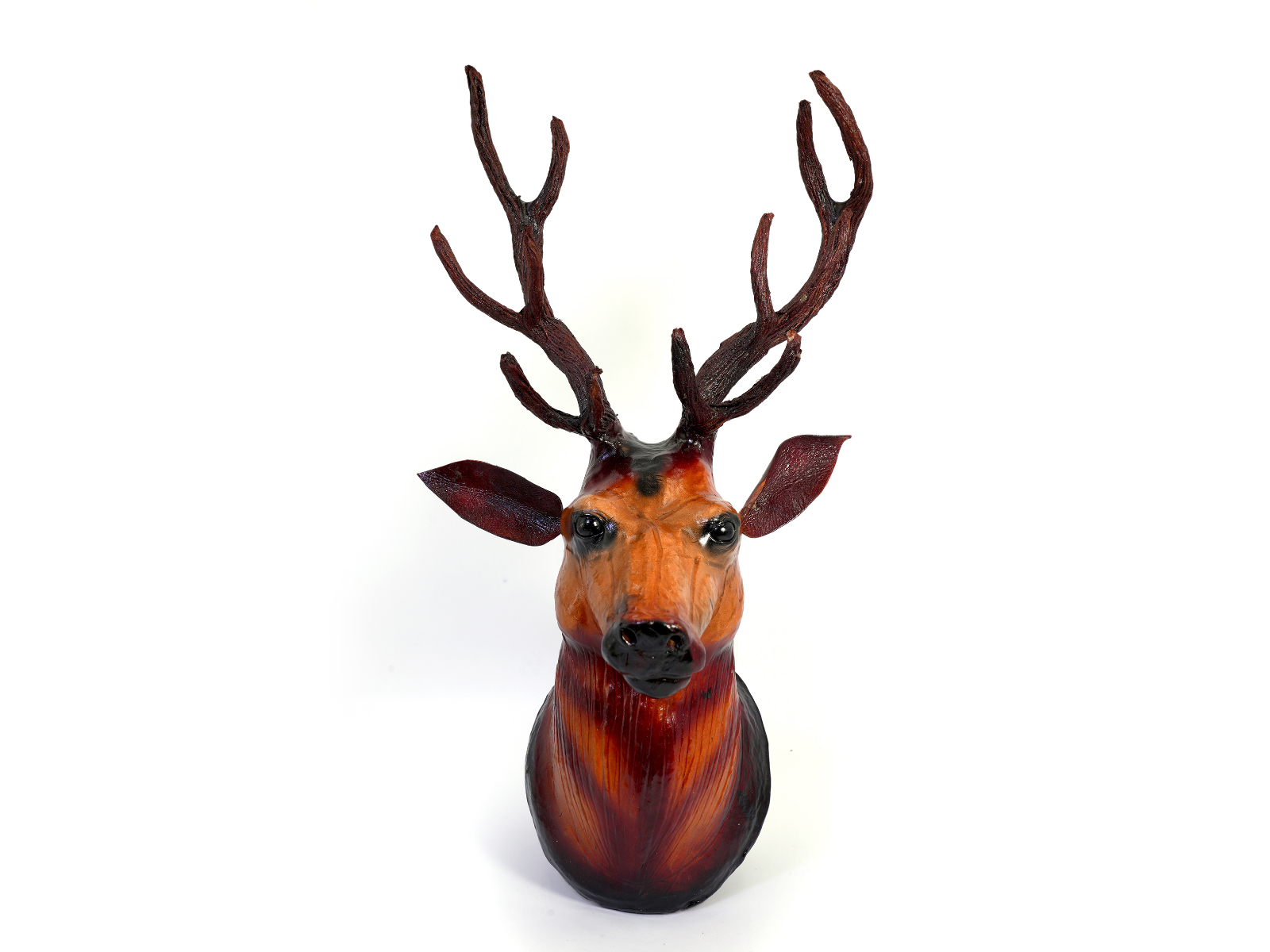 Indore leather toy stag head
