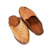 Interwoven Leather Kolhapuri Chappal