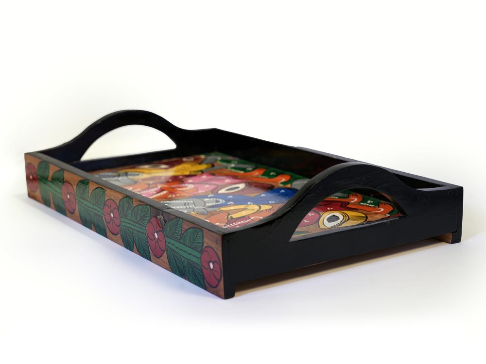 Pattachitra Wooden Tray - Big
