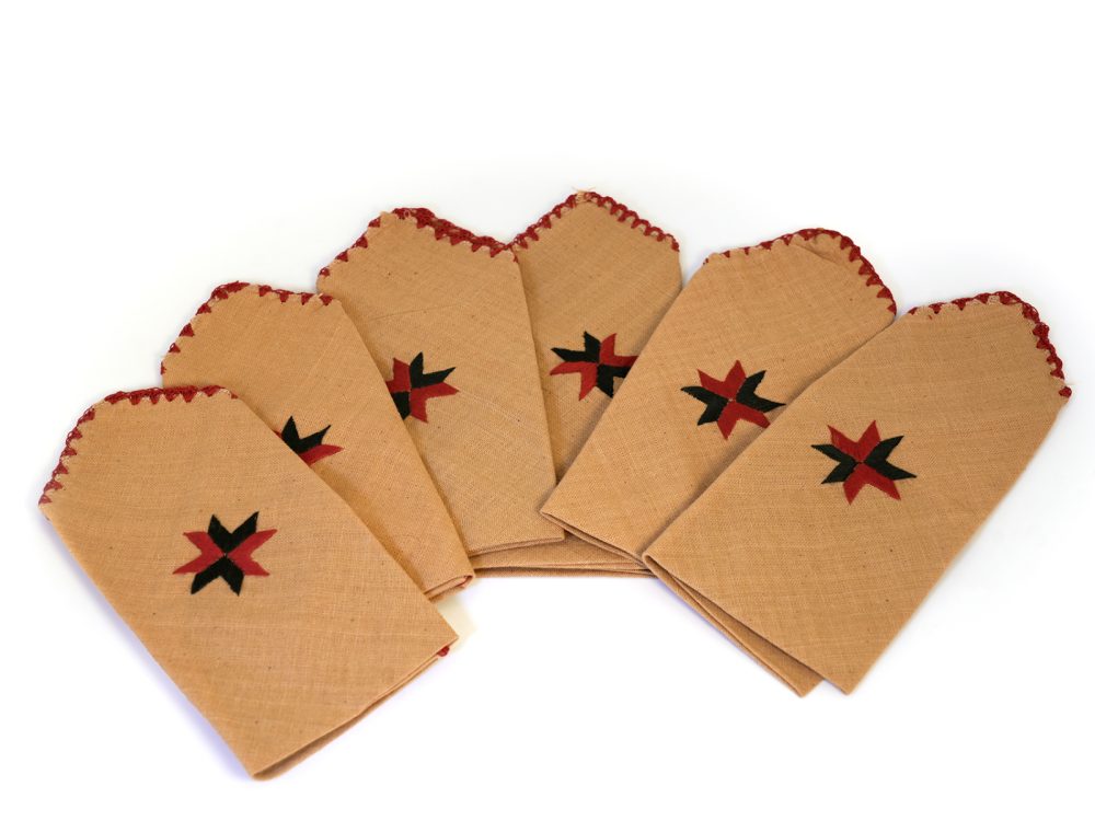 Phulkari Napkin Set of 6 (5).jpg Phulkari Napkin Set of 6