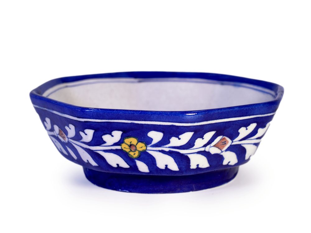 Rajasthan Blue Pottery Bowl 8"