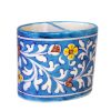 Rajasthan Blue Pottery Brush Holder-4 Rajasthan Blue Pottery Brush Holder