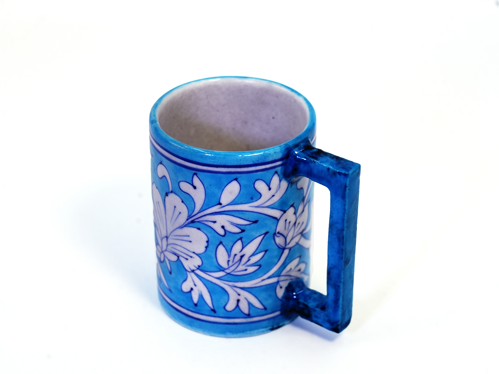 Rajasthan Blue Pottery Designer Mug (1).jpg Rajasthan Blue Pottery Mug