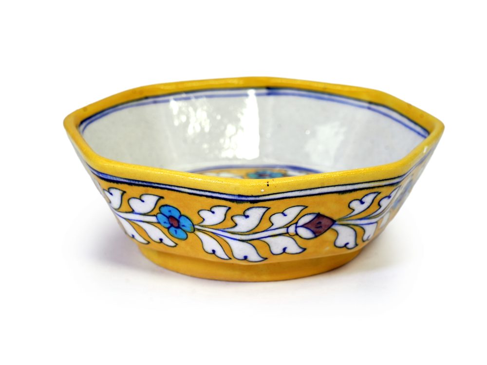 Rajasthan Blue Pottery Bowl 8"