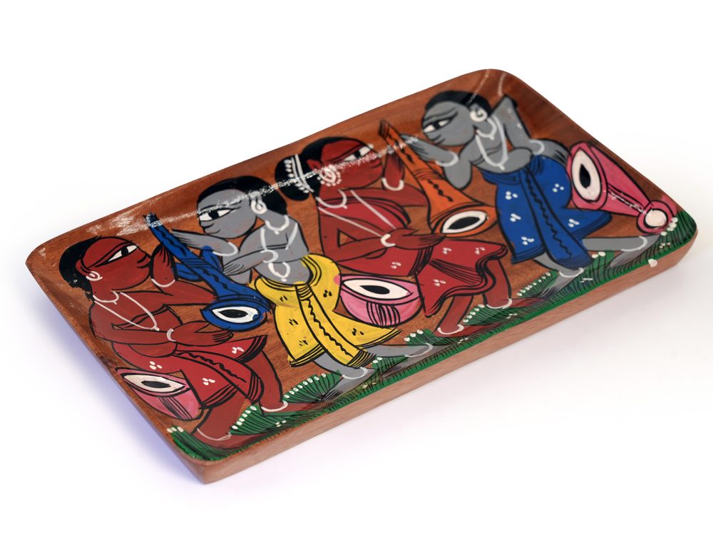 Pattachitra Wooden Tray - Small