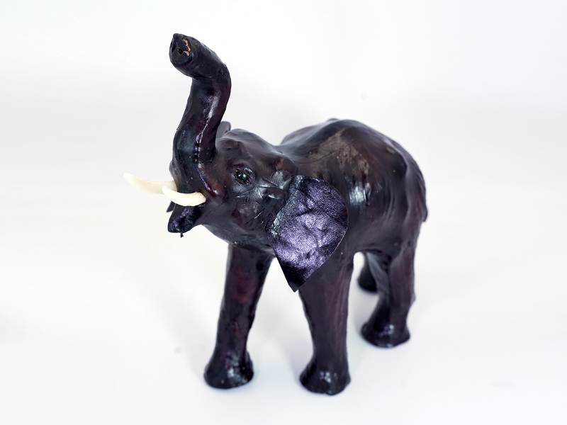 Indore Leather Toy Elephant