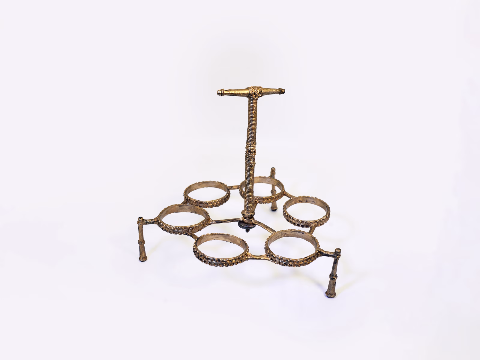 Dokra Tea Cup Holder – GI Craft from West Bengal