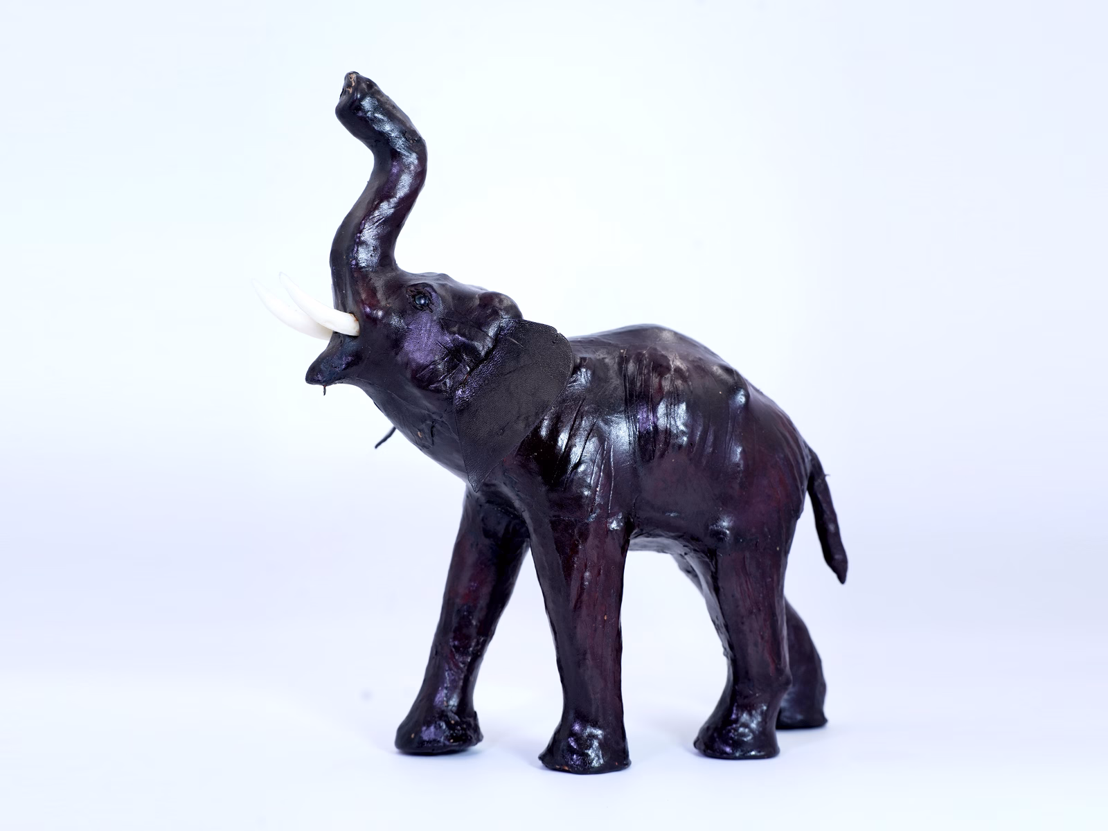 Indore Leather Toy Elephant 12 In – GI Craft from Madhya Pradesh