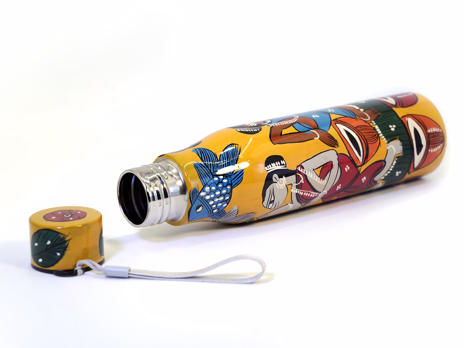 Pattachitra Steel Bottle – GI Craft from Odisha