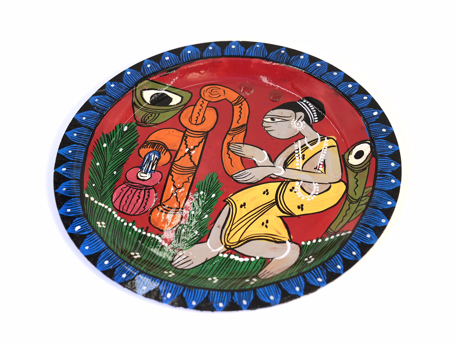 Pattachitra Wall Plate – GI Craft from Odisha