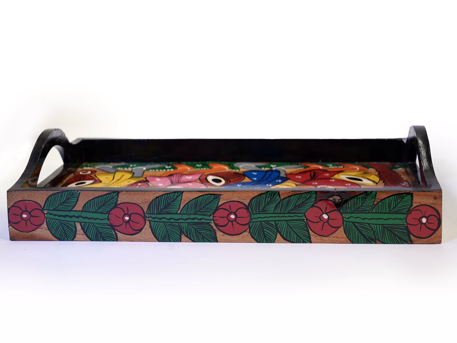 Pattachitra Wooden Tray – GI Craft from Odisha