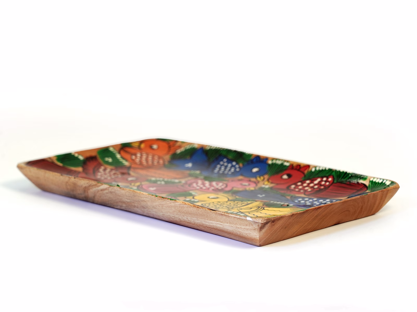 Pattachitra Wooden Tray (Small) – GI Craft from Odisha